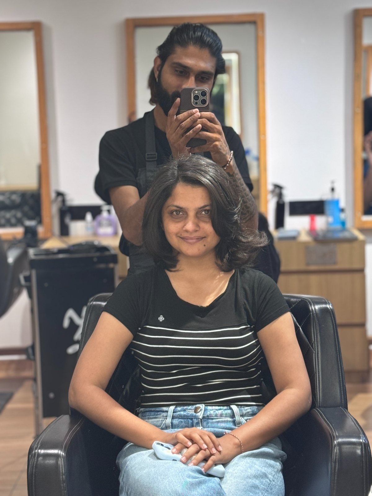 Hair Colour & Highlights in Science City at Be U Smart Salon in Science City Ahmedabad